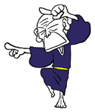 funky old man 3 sticker #12599264