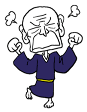 funky old man 3 sticker #12599266