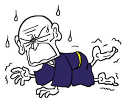 funky old man 3 sticker #12599272