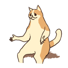 Droopy-eyed Chihuahua and cat sticker #12600141