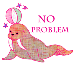 cute sea creatures sticker #12600287