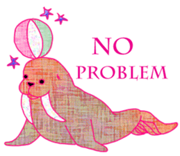 cute sea creatures sticker #12600287