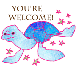 cute sea creatures sticker #12600291