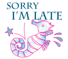 cute sea creatures sticker #12600300