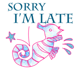 cute sea creatures sticker #12600300