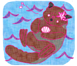 cute sea creatures sticker #12600306