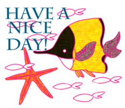 cute sea creatures sticker #12600308