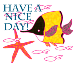 cute sea creatures sticker #12600308