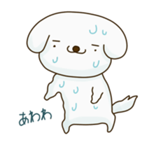 funny dog ander sticker #12600566