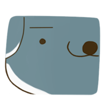 funny dog ander sticker #12600578