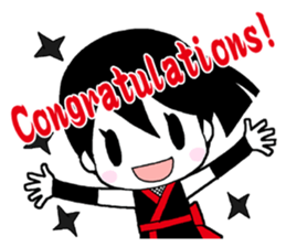 Japanese Ninja girl sticker #12600608