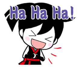 Japanese Ninja girl sticker #12600610