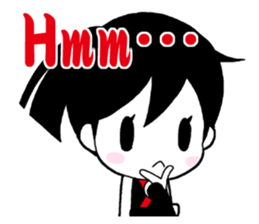 Japanese Ninja girl sticker #12600618