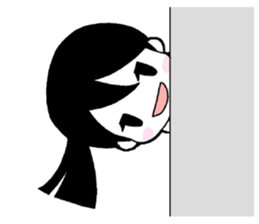 Japanese Ninja girl sticker #12600625