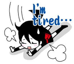 Japanese Ninja girl sticker #12600631