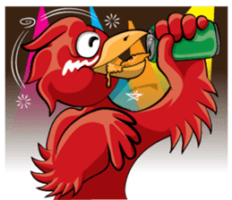 JK Mighty Birds sticker #12601165