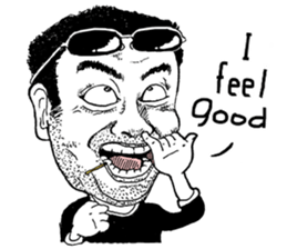 Stubble handsome guy International EDT.2 sticker #12601358