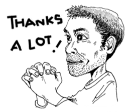 Stubble handsome guy International EDT.2 sticker #12601363