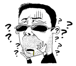 Stubble handsome guy International EDT.2 sticker #12601365