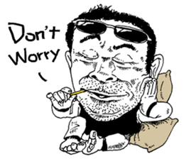 Stubble handsome guy International EDT.2 sticker #12601368