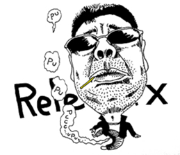 Stubble handsome guy International EDT.2 sticker #12601369