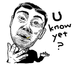 Stubble handsome guy International EDT.2 sticker #12601370