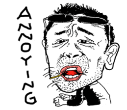 Stubble handsome guy International EDT.2 sticker #12601378