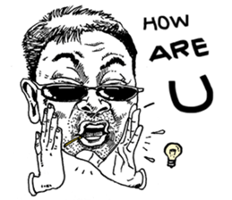 Stubble handsome guy International EDT.2 sticker #12601381