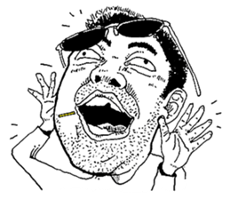 Stubble handsome guy International EDT.2 sticker #12601382