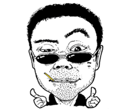 Stubble handsome guy International EDT.2 sticker #12601384