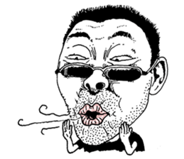 Stubble handsome guy International EDT.2 sticker #12601386