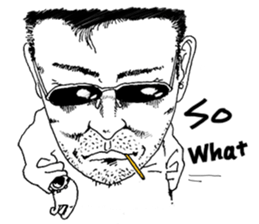 Stubble handsome guy International EDT.2 sticker #12601389