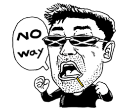 Stubble handsome guy International EDT.2 sticker #12601390