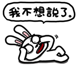 TwoG: The Annoying Rabbit sticker #12601463