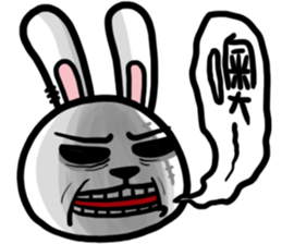 TwoG: The Annoying Rabbit sticker #12601465