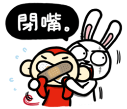 TwoG: The Annoying Rabbit sticker #12601468