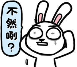 TwoG: The Annoying Rabbit sticker #12601477
