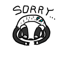 Mr. Badger sticker #12602289