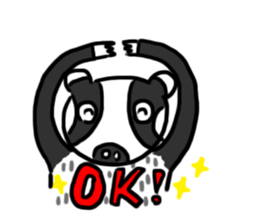Mr. Badger sticker #12602298