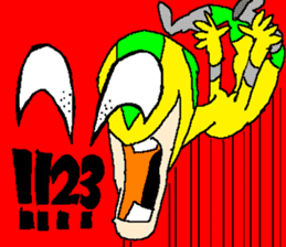 The freedom fighter Acrobates sticker #12602469