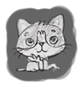 Cute cats in sketches (N.1) by trikono sticker #12602492