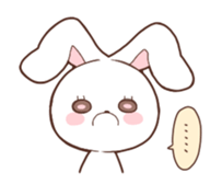 Sticker of the tail ribbon rabbit sticker #12602590