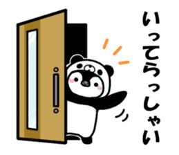 Panda love penguins sticker #12603201