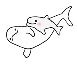 LOVE Belugas sticker #12603282