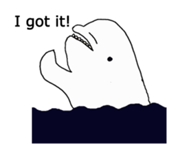 LOVE Belugas sticker #12603301