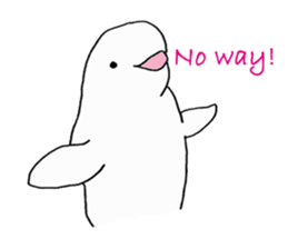 LOVE Belugas sticker #12603311