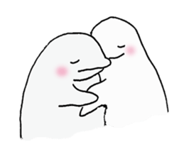 LOVE Belugas sticker #12603313