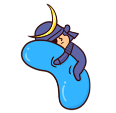 Fanciful Japanese History 2 sticker #12603698