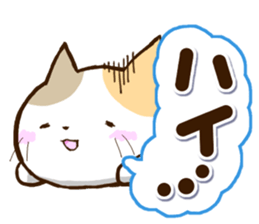 Slapstick tortoiseshell cat sticker #12603720