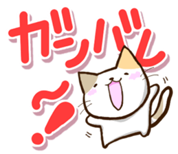 Slapstick tortoiseshell cat sticker #12603729